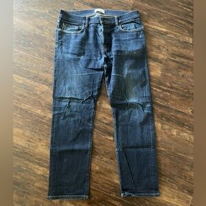 Baldwin Mens Henley Slim Straight Blue Jean Size 34